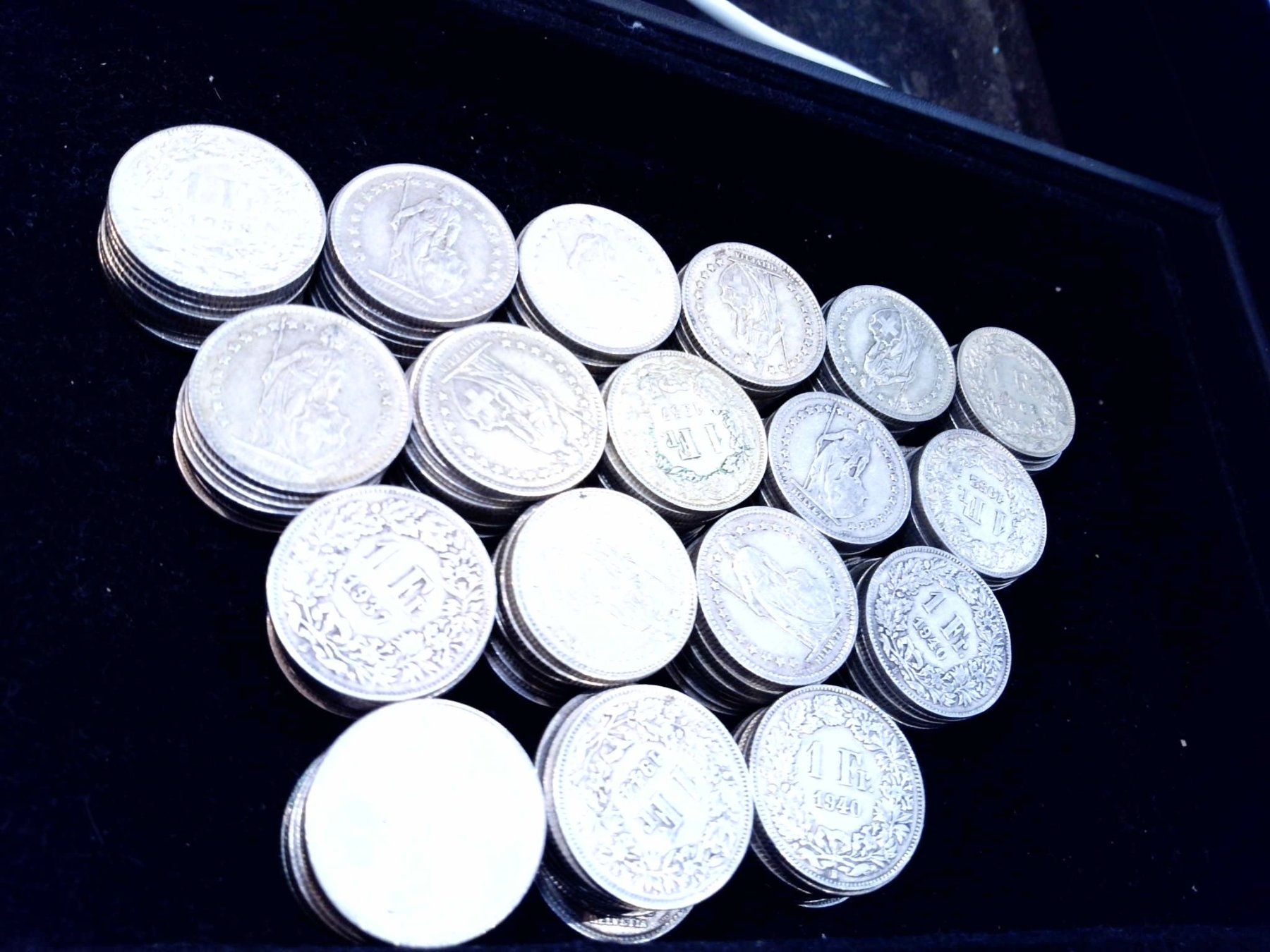 Alle Münzen: 180 pièces de 1 Francs Suisse Argent – Gebraucht aus Lausanne von est_vm9t 1