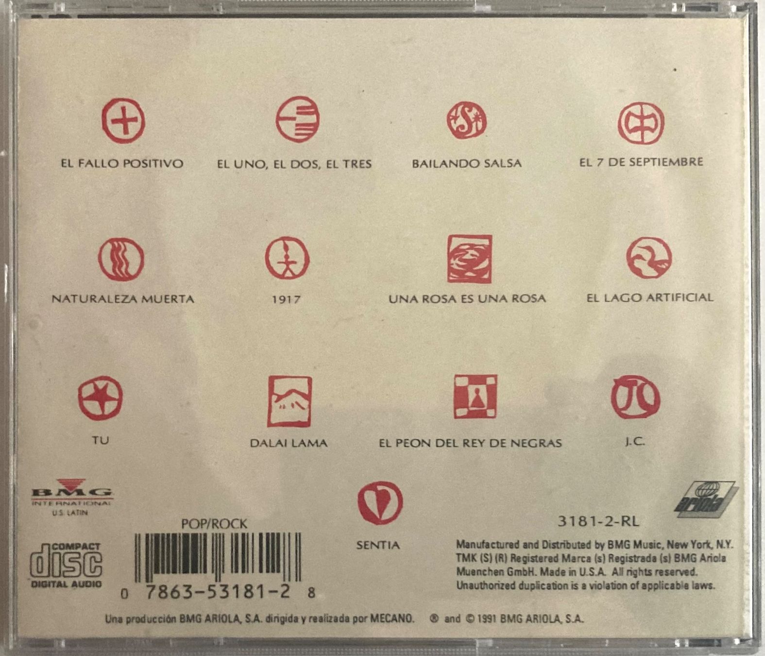 CDs: MECANO - AIDALAI – D'occasion à Poliez-Pittet par Newtown-Records 1