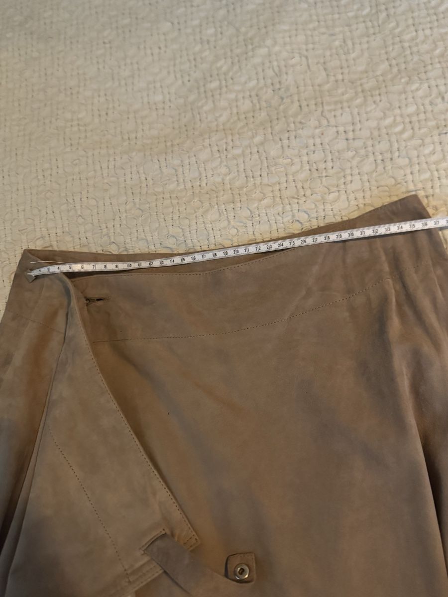 Gonne: ARMA Suede Leather Wrap Skirt - Size 36 – Usato da Bern venduto da djinal 3