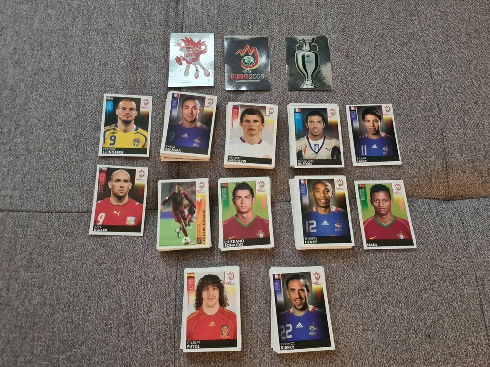 Panini Euro 2008 Schweizer Edition 370 Stück ohne Doppelte Kaufen auf