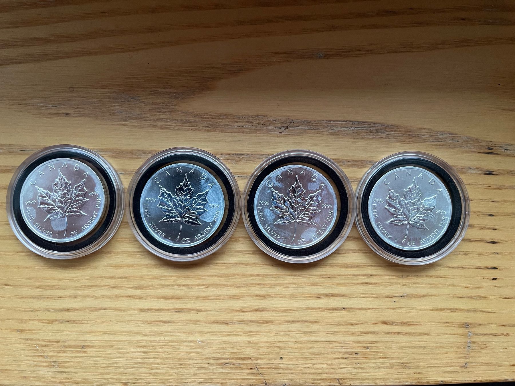 Tutti le monete: 4 Unzen Maple Leaf Feinsilber – Usato da Arbon venduto da luk_h2cc