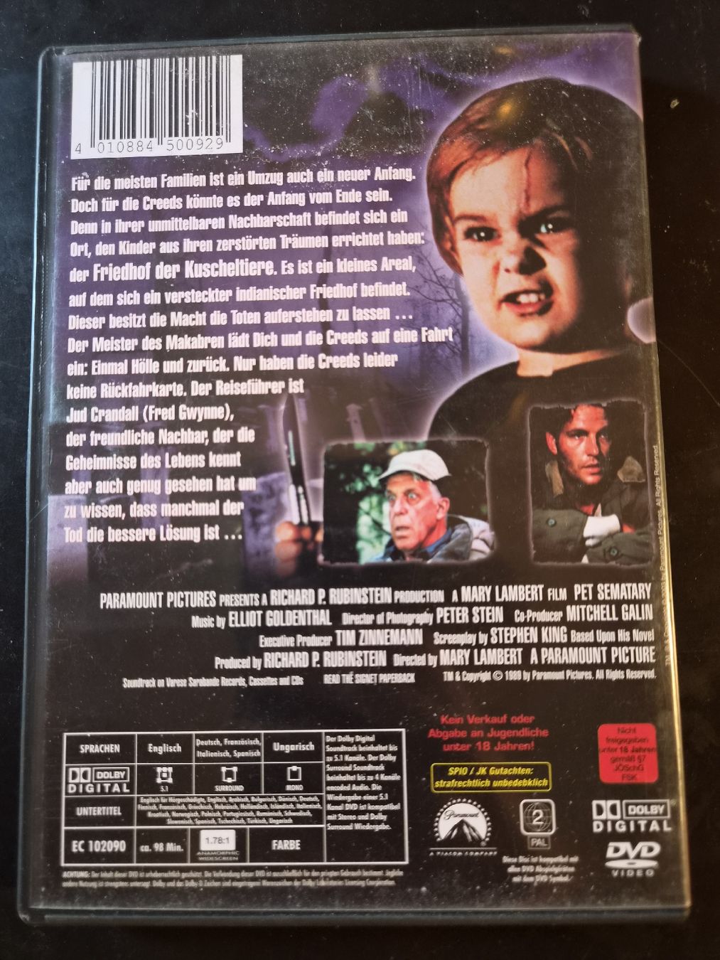 Alle DVDs: Friedhof der Kuscheltiere von Stephen King DVD – Gebraucht aus S-chanf von pat_9lxp 1