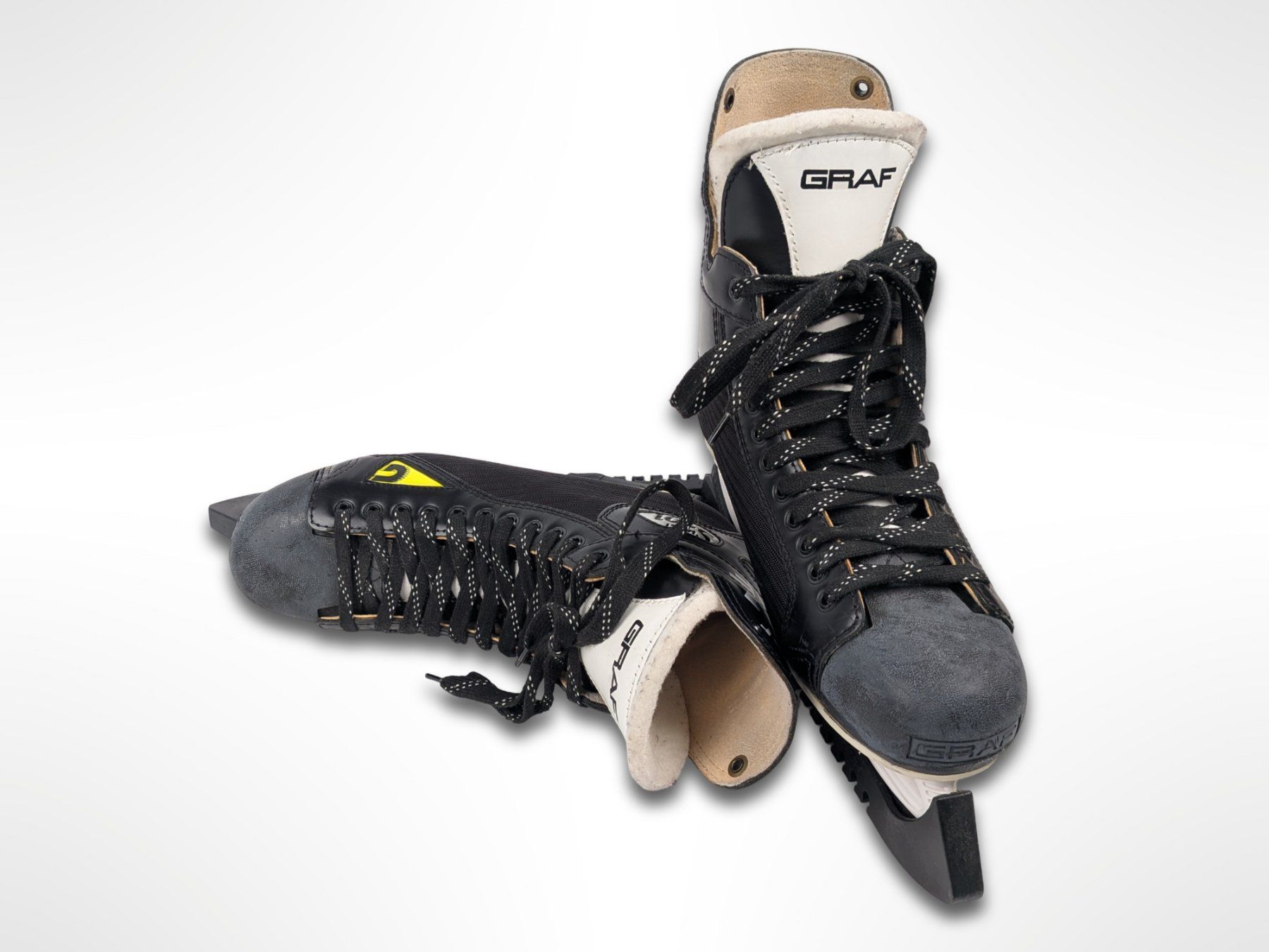 Graf Pattini da ghiaccio: GRAF SUPER 301 Schlittschuhe Gr. 46 – Usato da Suhr venduto da Restwert_Suhr 1