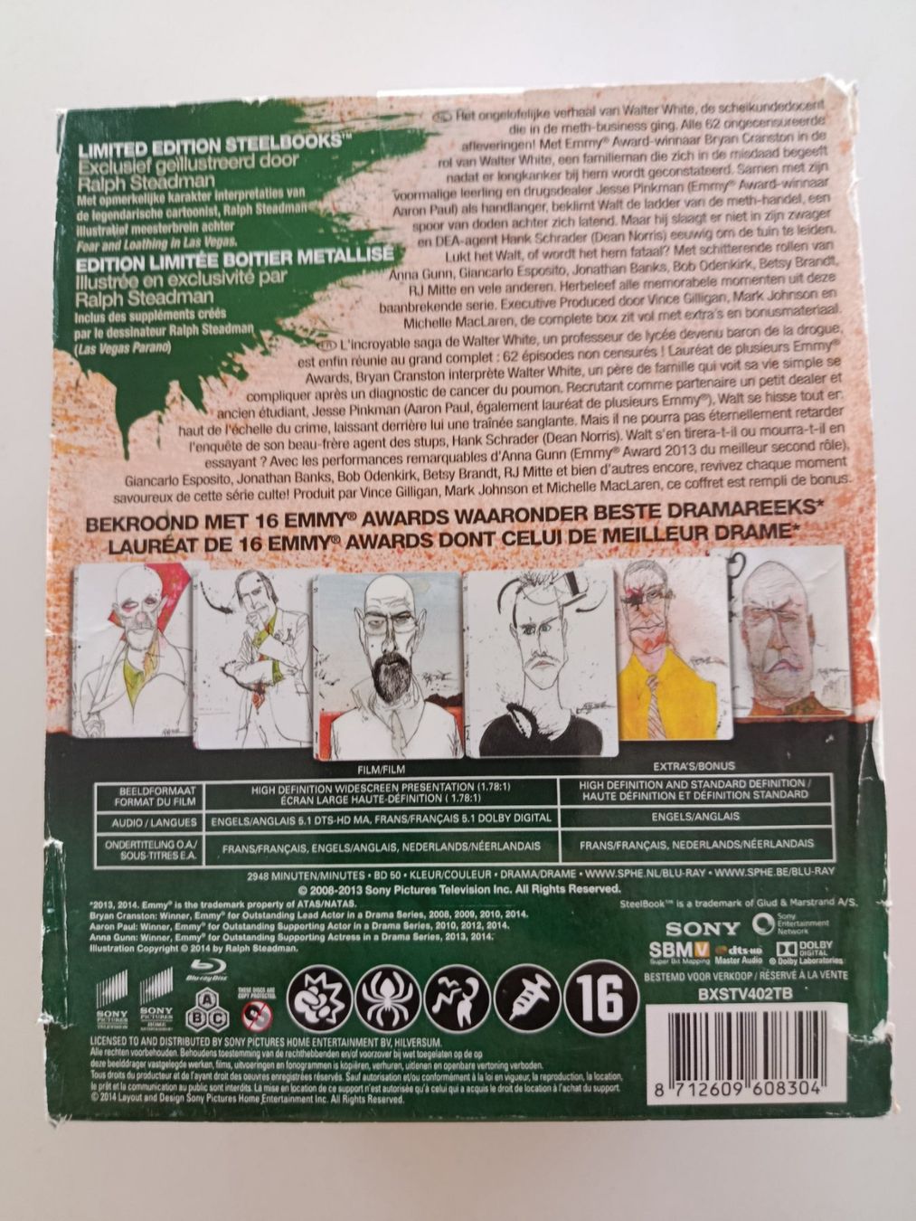 Alle DVDs: Breaking Bad Blu-ray Steelbook Collection integrale – Gebraucht aus Gingins von Demonseed 1