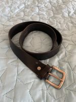 Black Leather Belt (Black) - made in Italy
