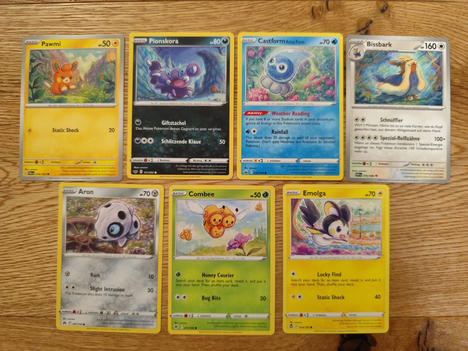 Pokémon Carte collezionabili: Pokemon sowsow Set non holo – Nuovo (secondo la descrizione) da Winterthur venduto da SMOKY062