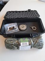 Aimant de pêche avec corde et boîte, kit neuf