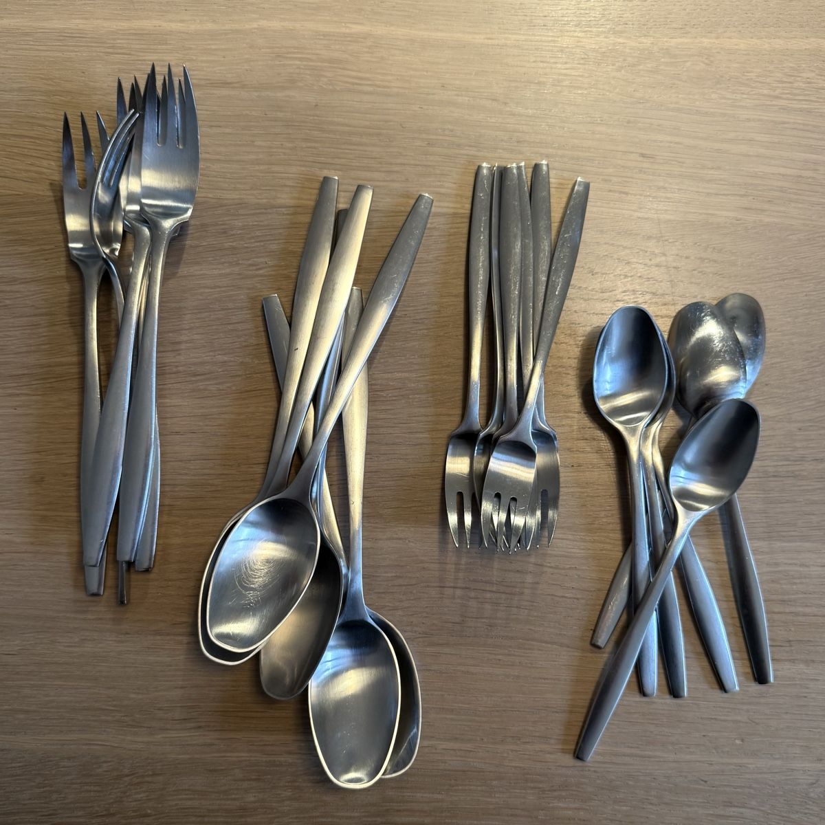 Forchette: 6 Dessertgabeln, Variations V•Jens Quistgaard•Dansk Designs – Usato da Winterthur venduto da gutDingmint 9