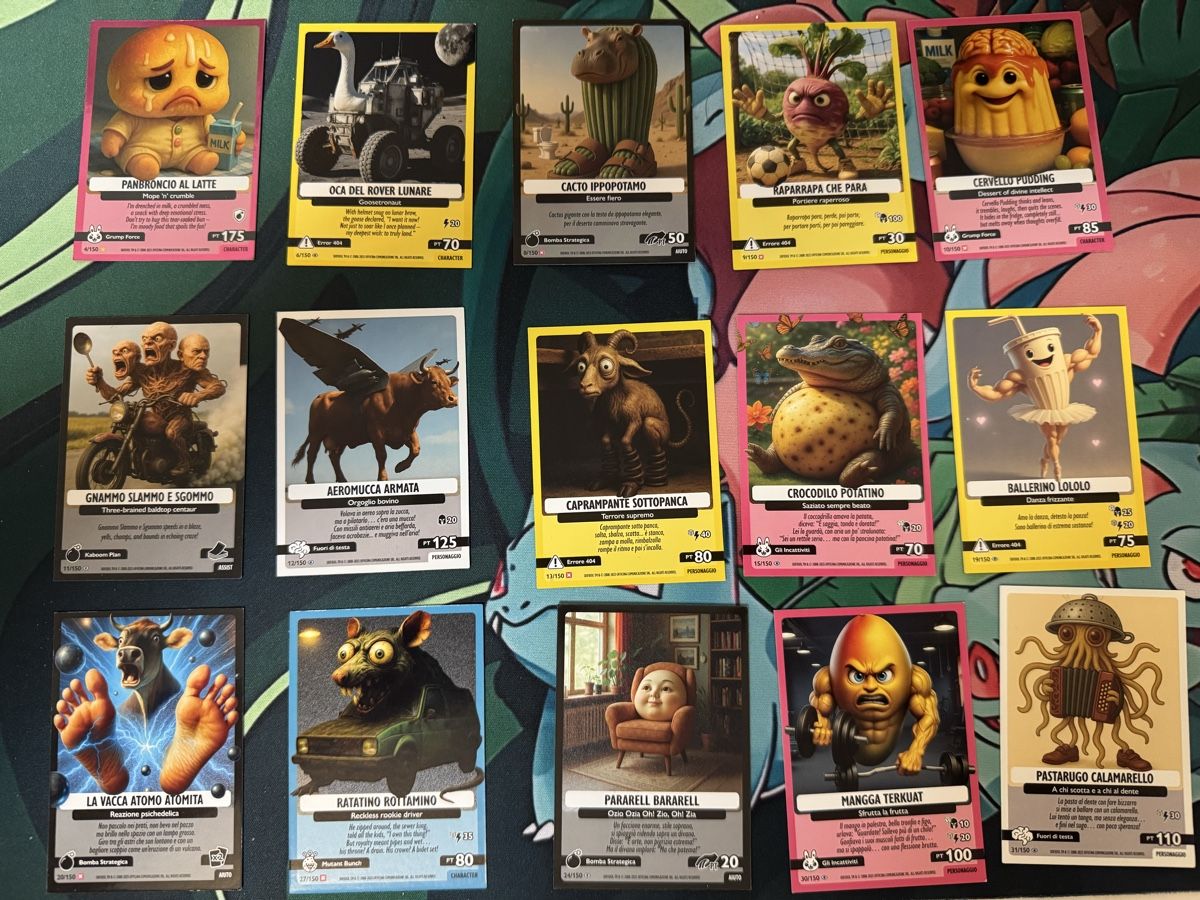 Carte collezionabili: Italian Brainrot Lot mit 81 Karten  – Usato da Stetten AG venduto da Dekis-Tradingcards