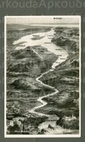 AK sw Rhein von Rheinfall bis Bodensee,Vogelschau ≈ 1950