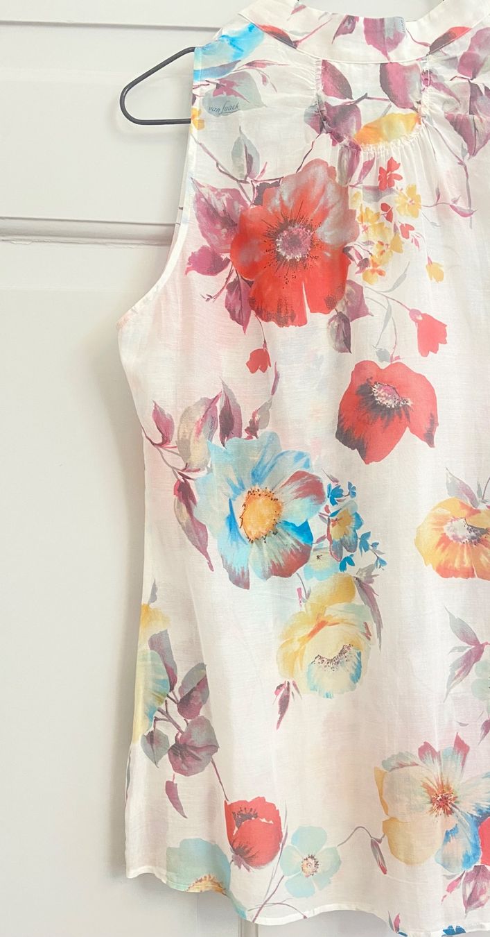 Top: Van Laak, Top, Gr. 38/40, Cotton/Silk – Usato da Zürich venduto da Pokimoki_1 3
