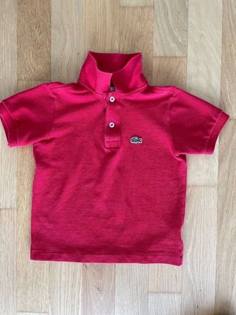 Lacoste Poloshirt Red 104, as NEW