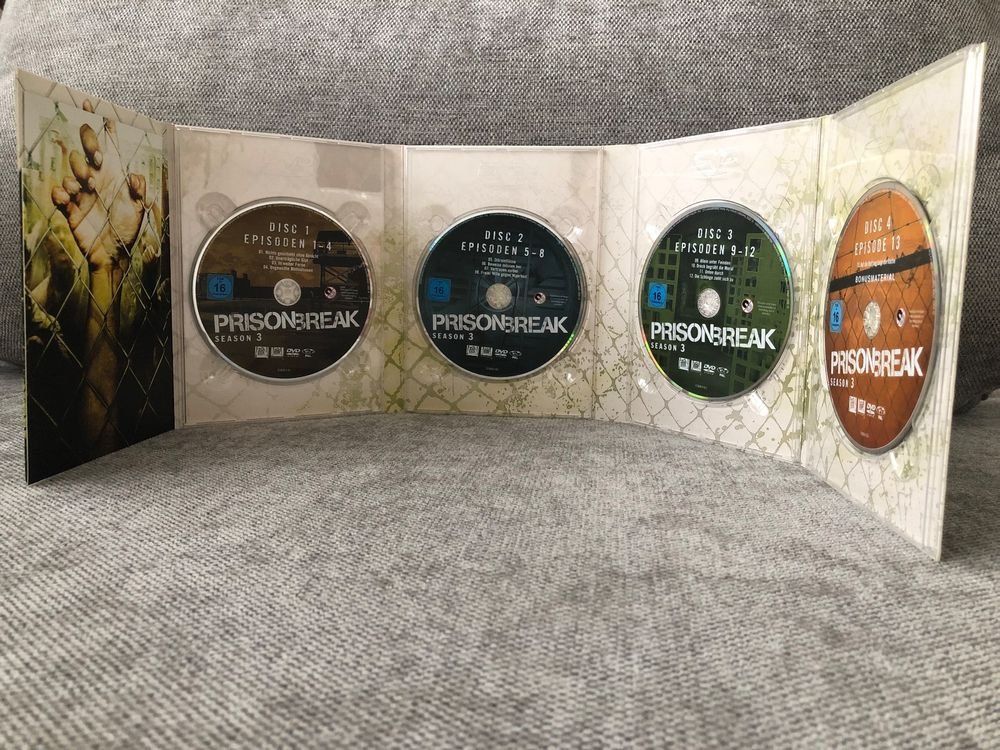 Tutti i DVDs: Prison Break - Die komplette dritte Staffel – Usato da Zollikofen venduto da jde_72zf 4