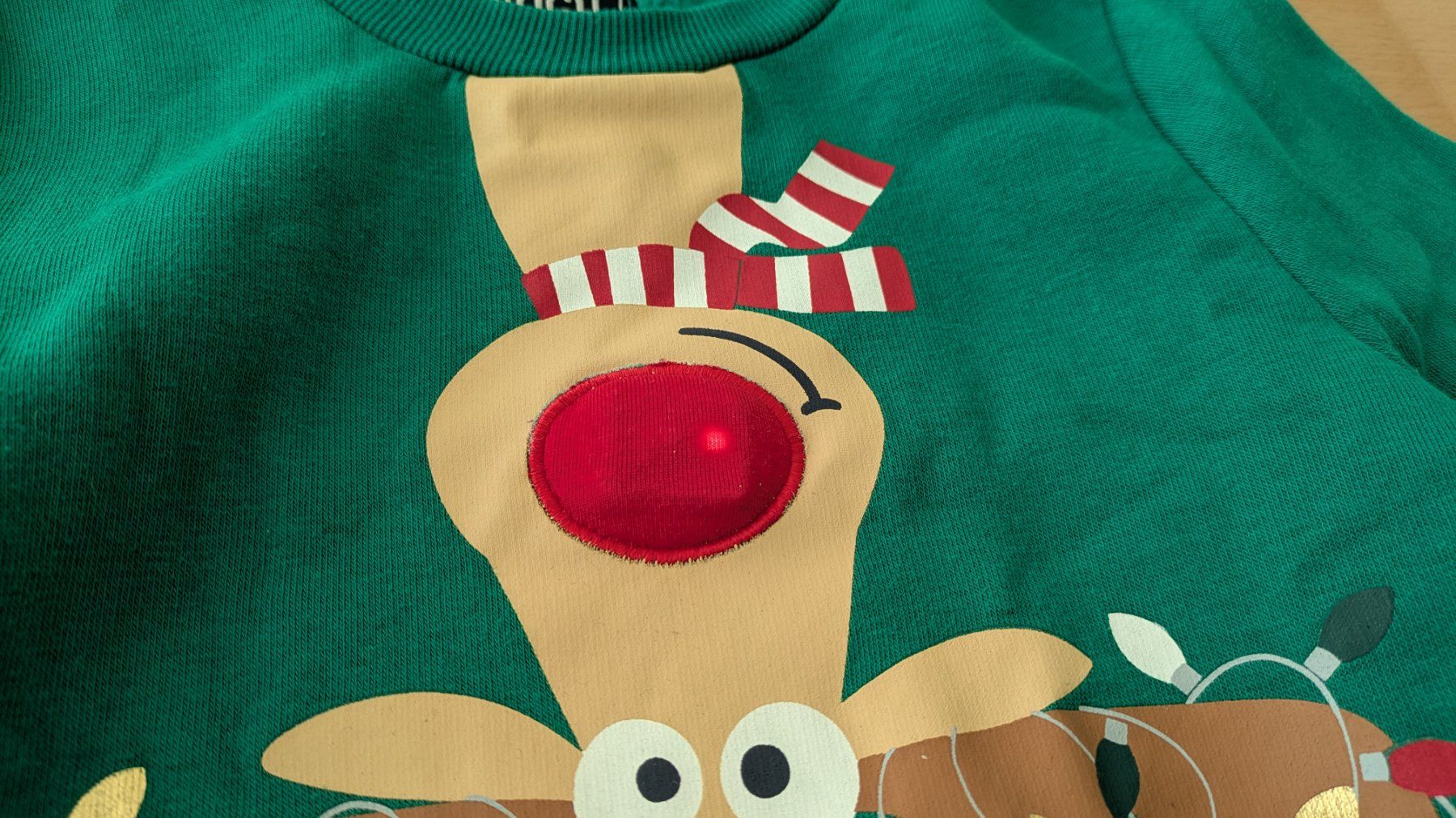 Maglioni & Felpe: XMAS Pullover - Weihnachtspullover -Rudolf - Blinkpulli 110 – Usato da Staufen venduto da Fleby84 1