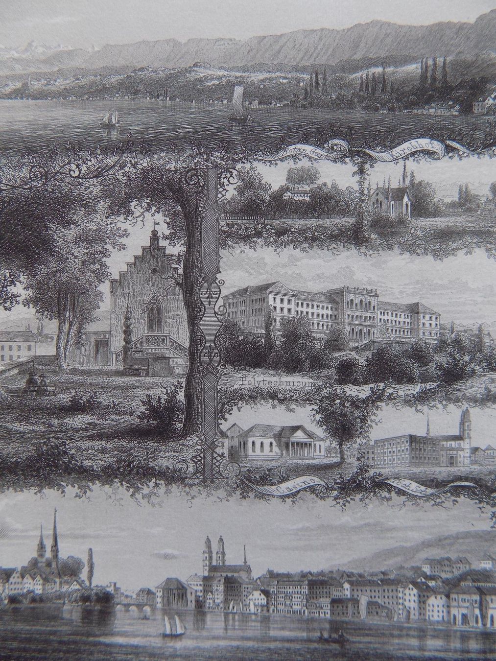 Gravures: Zürich Souvenirblatt von Ringger – D'occasion à Risch par Rischli15 6