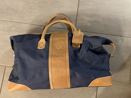 Sac de voyage Mercedes-Benz en toile et cuir neuf