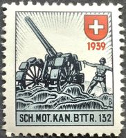 Soldatenmarken 2.WK, Schw Mot Kan Bttr 132, Wi Art 302