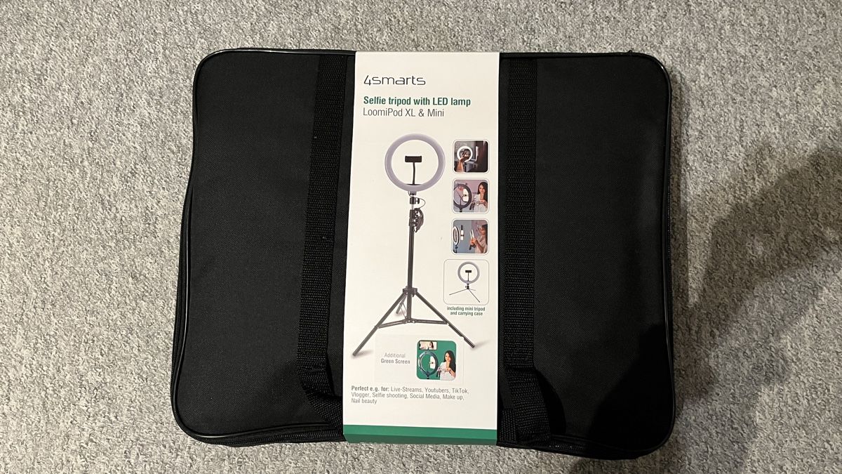 Lampade: LED Ringlight + Selfie tripod + Green Screen – Usato da Luzern venduto da lea_25ks 1