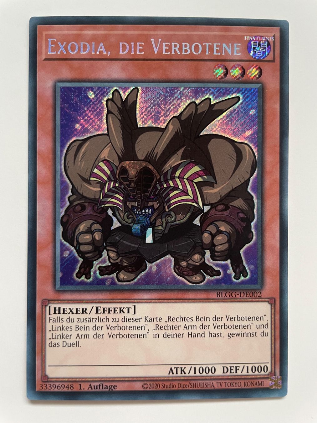Yugioh Carte collezionabili: YuGiOh Exodia, die Verbotene | SCR – Usato da Altstätten SG venduto da ChangeMaker