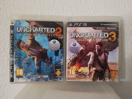 Uncharted 2&3 PS3 - Abenteuer-Spiele Klassiker im Doppel!