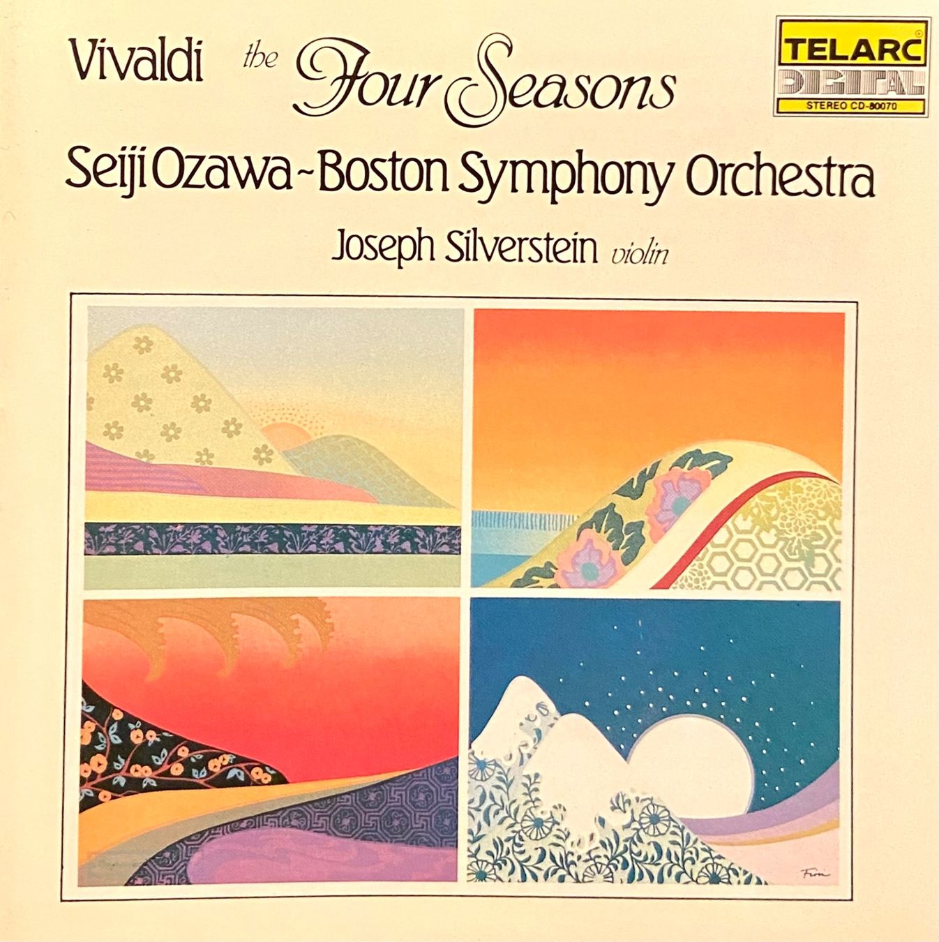 CD: Vivaldi CD Die Vier Jahreszeiten • Ozawa • Silverstein – Usato da Luzern venduto da Lycka