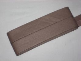 Schrägband taupe 2cm/1cm breit