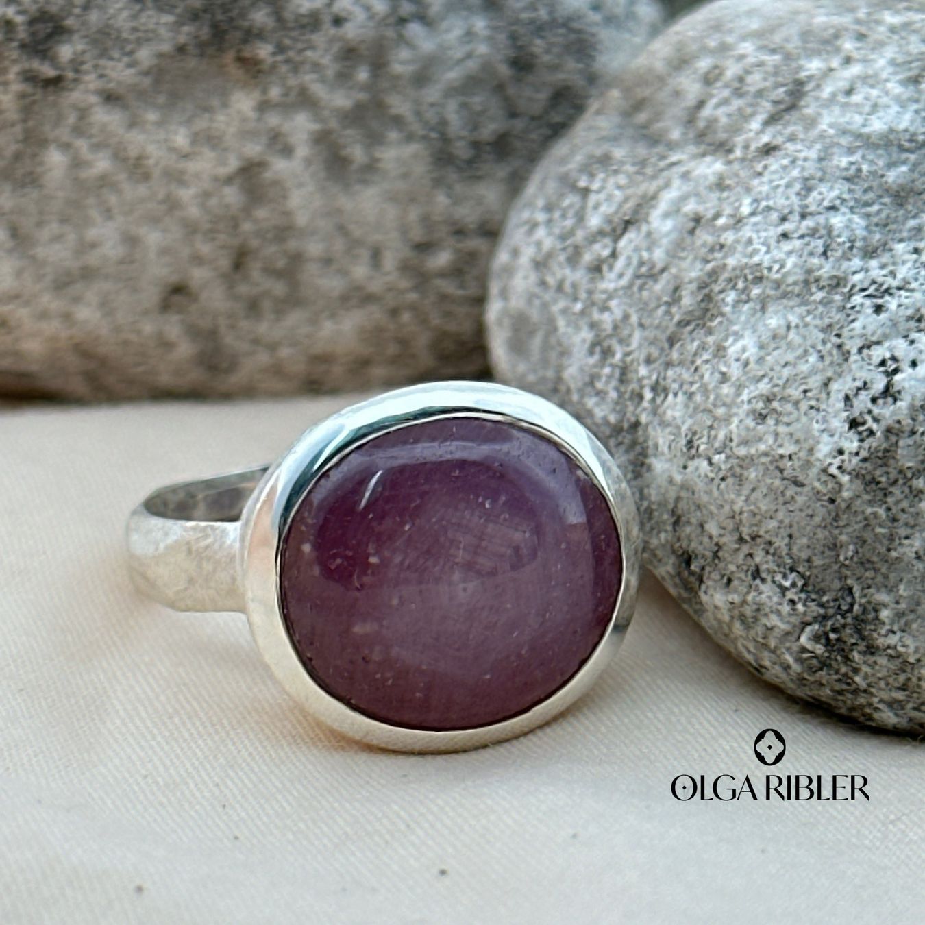 Olga Ribler Ringe: Sternrubin Ring Sterling Silber  Ringgrösse 56 – Neu (gemäss Beschreibung) aus Luzern von Schmuckoutlet 3