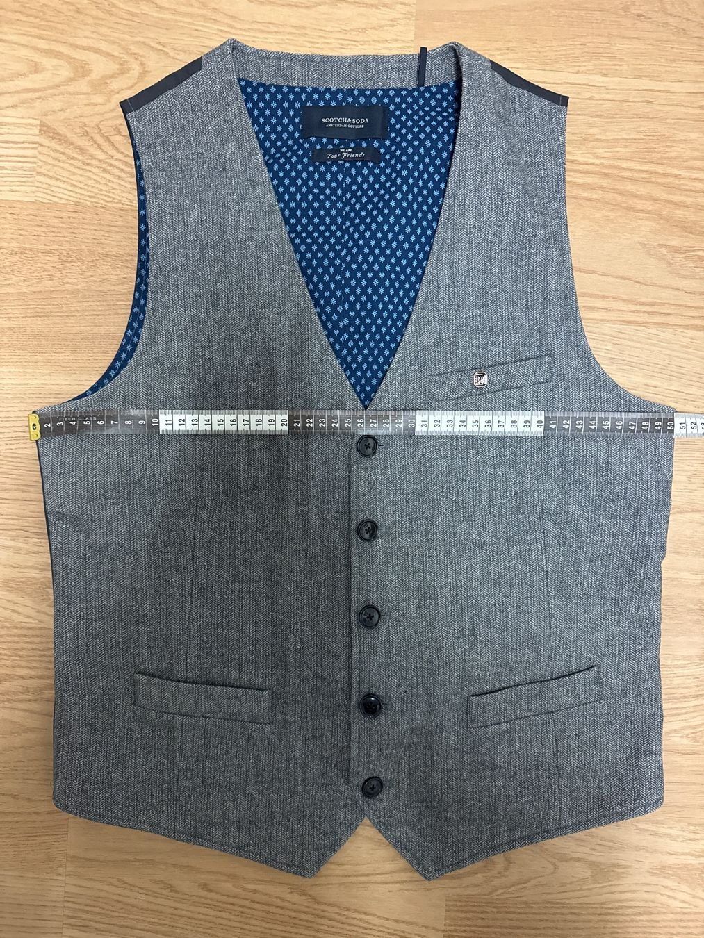 Maison Scotch Gilet & Giacche: Scotch & Soda Herren Weste – Usato da Bad Zurzach venduto da Pater007 4