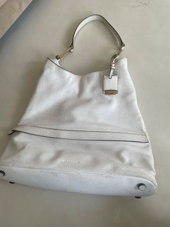 Jil sander leather tote bag