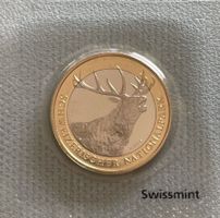 10 Fr. Gedenkmünze 2009 Bimetall Rothirsch