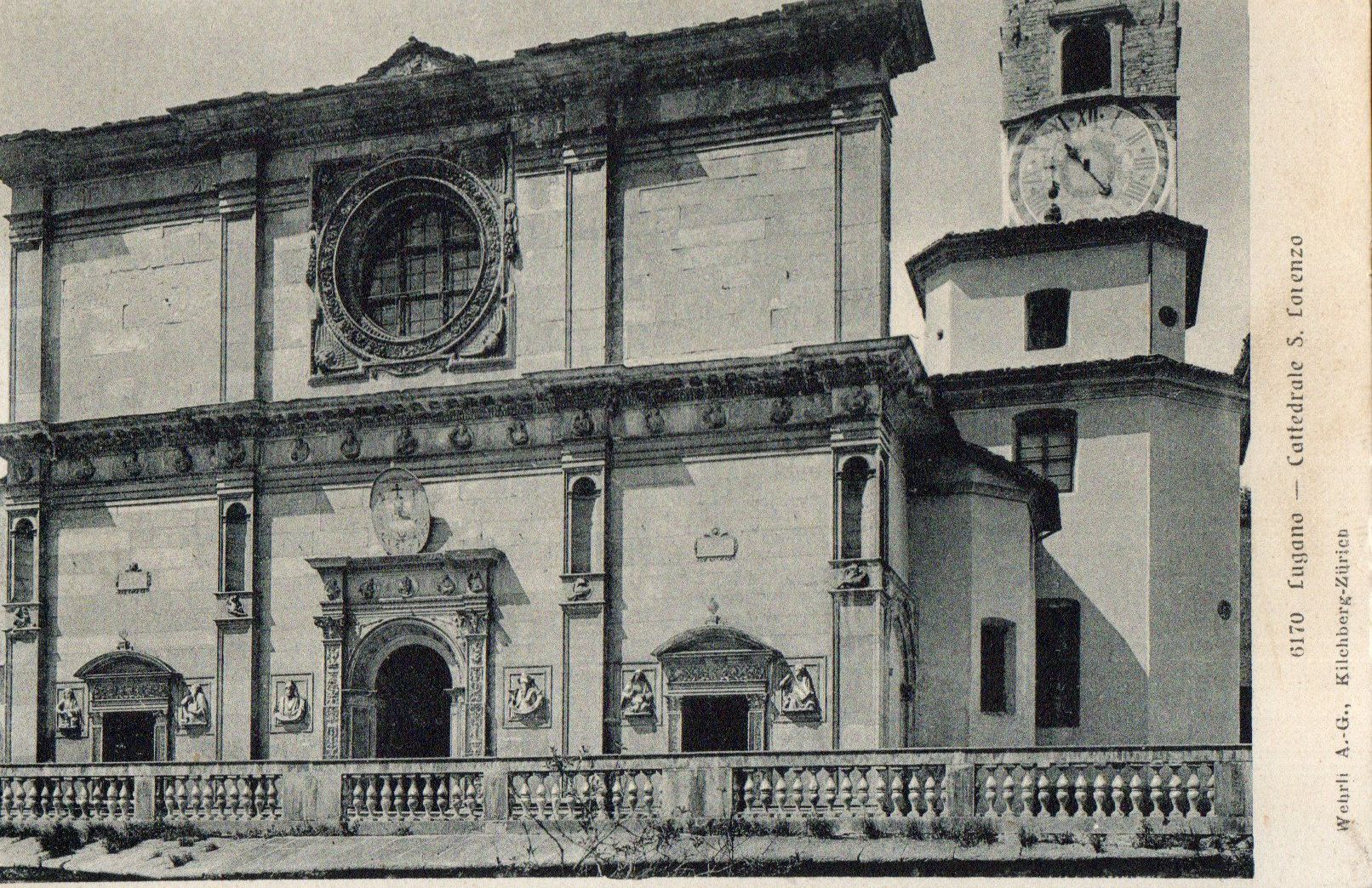 Cartoline postali: Lugano - Cattedrale S.Lorenzo – Nuovo (secondo la descrizione) da Melano venduto da pisonsdro