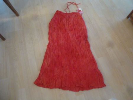 Sommerjupe rot Baumwolle Gr.42/44