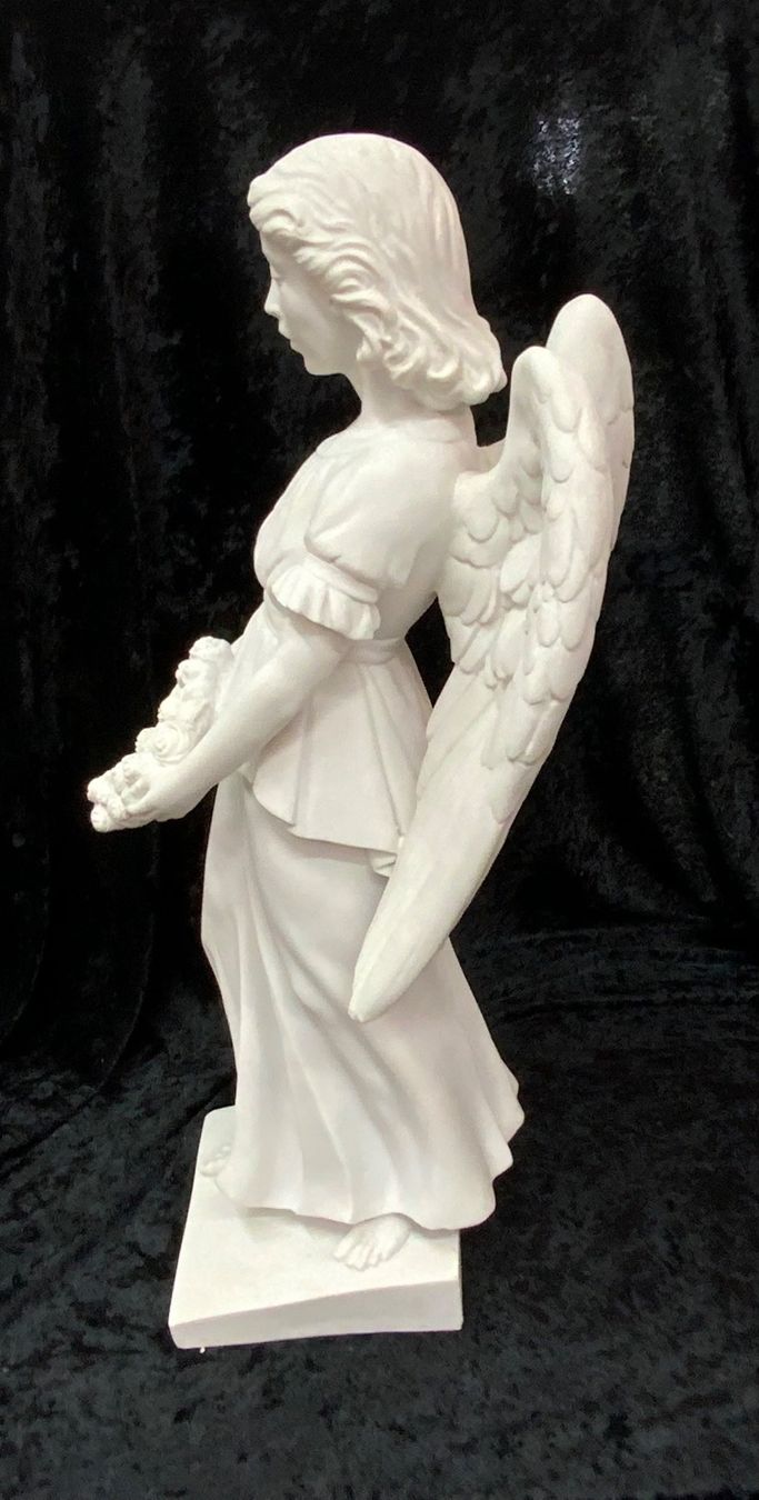 Statuette: Engel mit Rosenkranz – Usato da Oberwil - Lieli venduto da Beeri_5 3