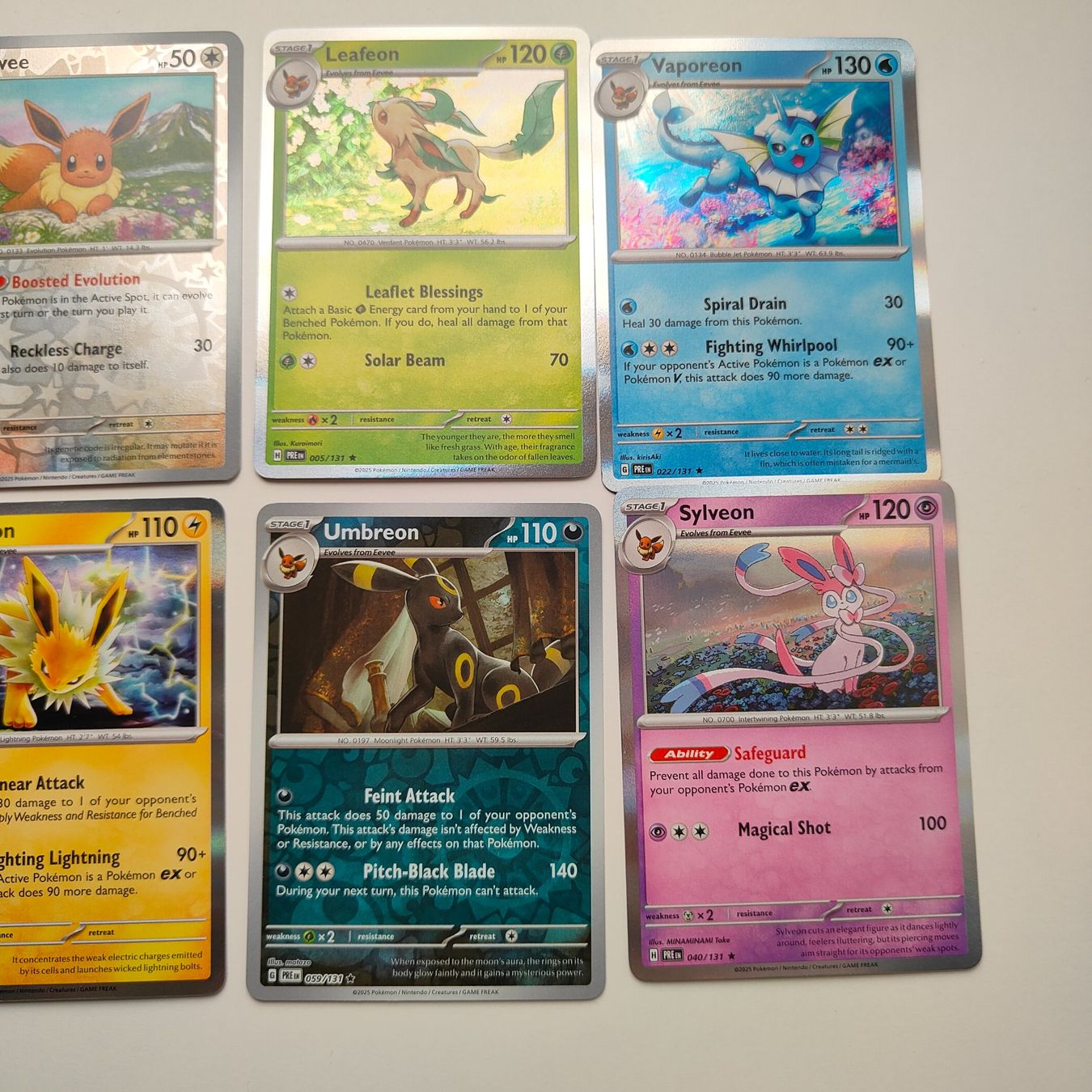 Pokémon Cartes à collectionner: Pokemon Eevee Holo Set Bundle Evolutions Prismatic Umbreon – D'occasion à Thalwil par FigurenFreunde 2