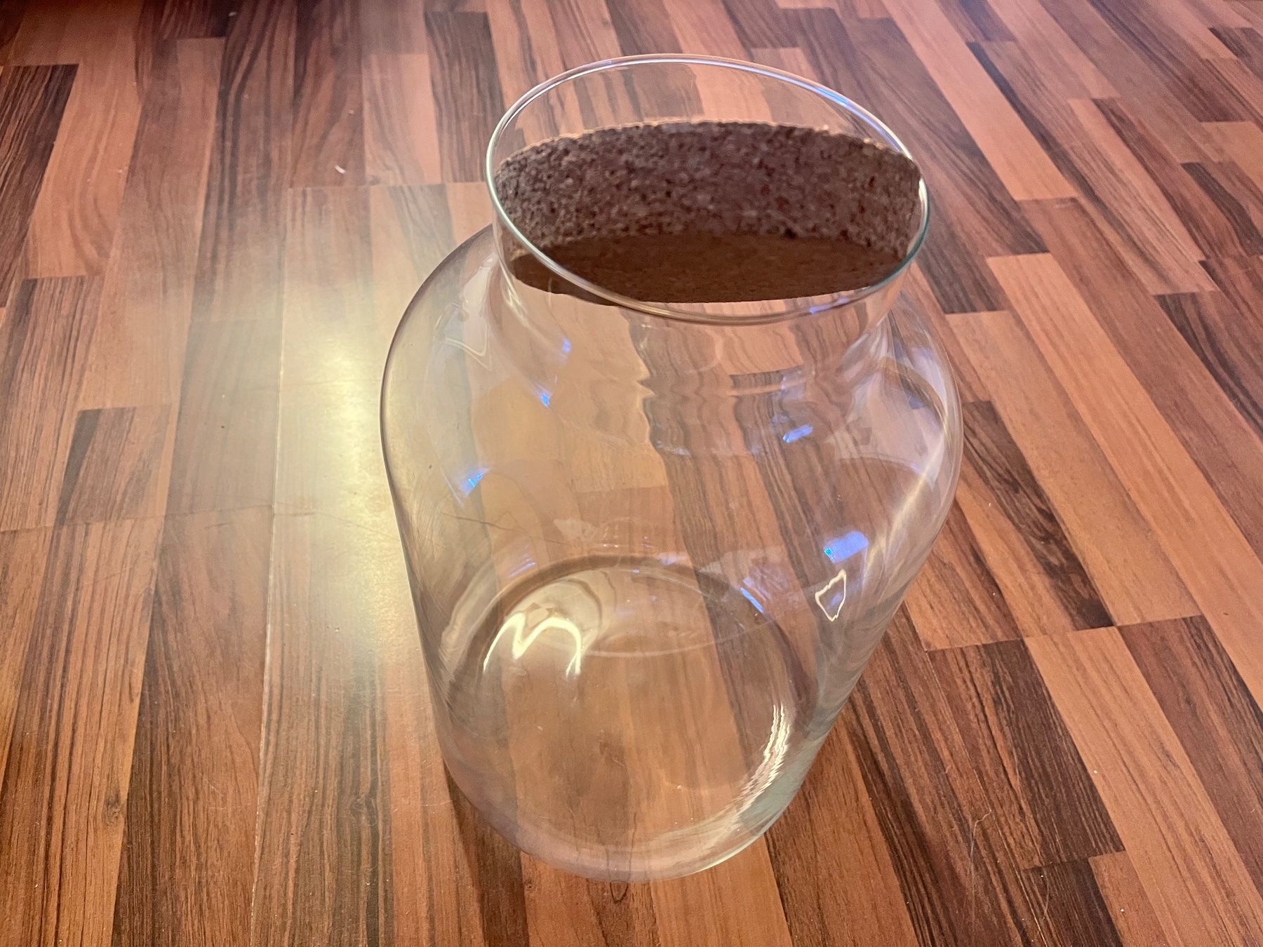 Bicchieri: Grosses Glas mit Korkdeckel - D24xh34cm – Usato da Zollikofen venduto da Lukimann