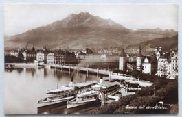 Luzern mit dem Pilatus