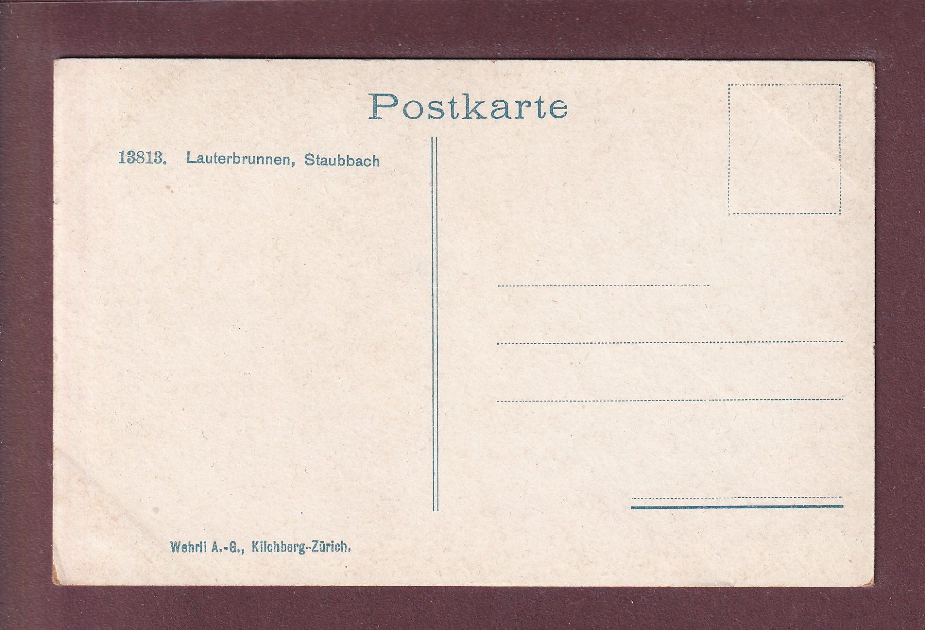 Ansichtskarten: LAUTERBRUNNEN - Staubbach – Gebraucht aus Pully von nicecards 1