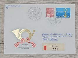 CL17 Enveloppe + Timbre Suisse 1970