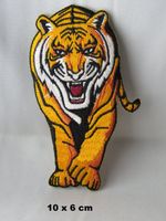 TIGER - Aufnäher - Aufbügler - Stickerei - 10x6cm