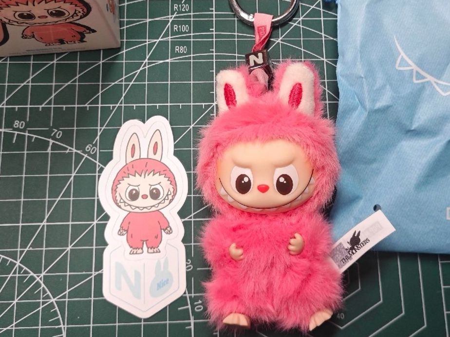 LABUBU the Monsters Pin for Love Keychain- Nice (Neu (gemäss ...