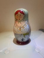 Matroschka, Babuschka, Holzpuppe, bemalte Russische Puppe