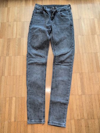 FITZ Thermo Jeans Hose Grau Grösse 164 gebraucht