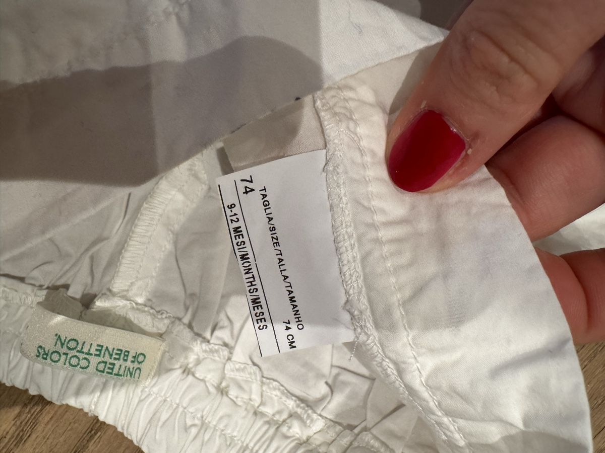 Benetton Pantaloni: Weisse Shorts, Benetton, 74 – Usato da Küsnacht ZH venduto da ToddyGinger 3
