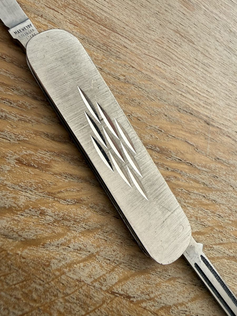 Solingen Coltelli tascabile: Antikes Taschenmesser Max Weyde Solingen – Usato da Goldach venduto da Messerguru 1