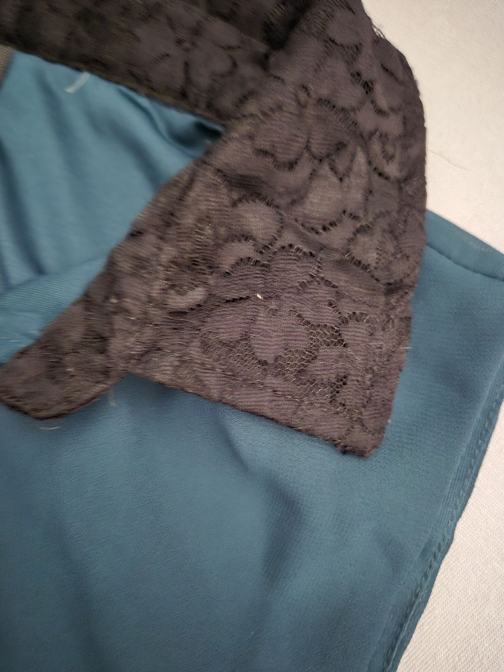 Vero Moda Top: Damen Bluse VERO MODA Petrol Grösse 36  – Usato da Zürich venduto da mit_jz2x 4