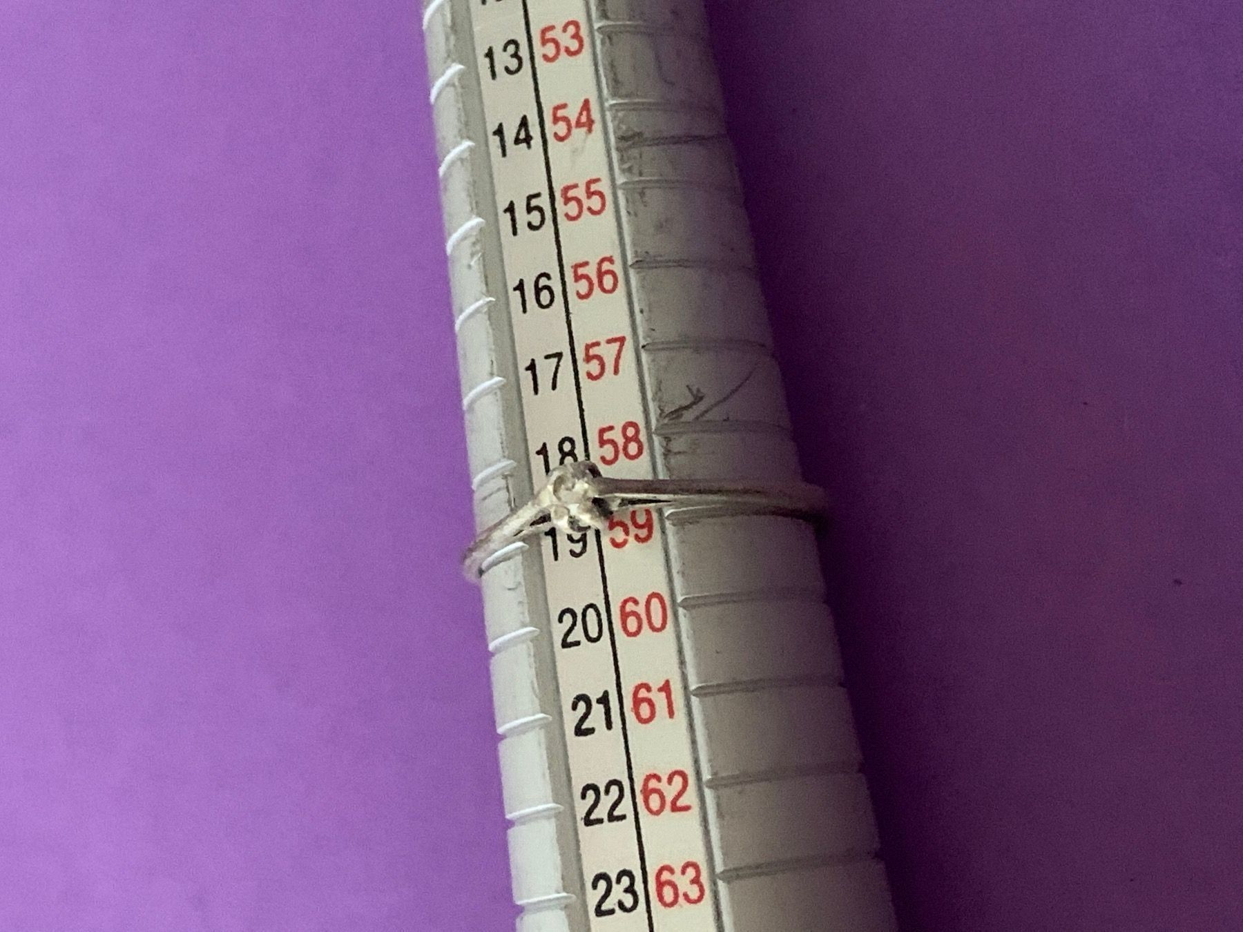 Anelli: Silberring zart chaton (59) – Usato da Dittingen venduto da Bellevista 9