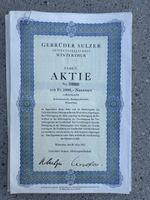20x Sulzer Namensaktien 1943 - Winterthur - Top