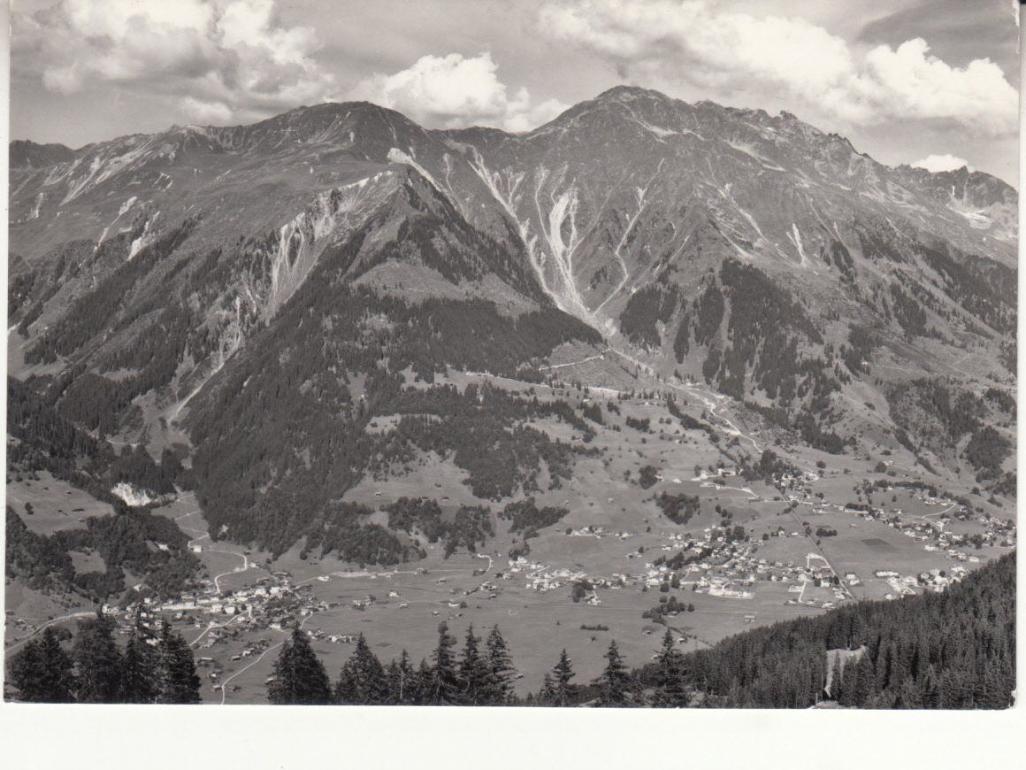 Ansichtskarten: Klosters ca. 1950 – Gebraucht aus Bürglen TG von StampGraf