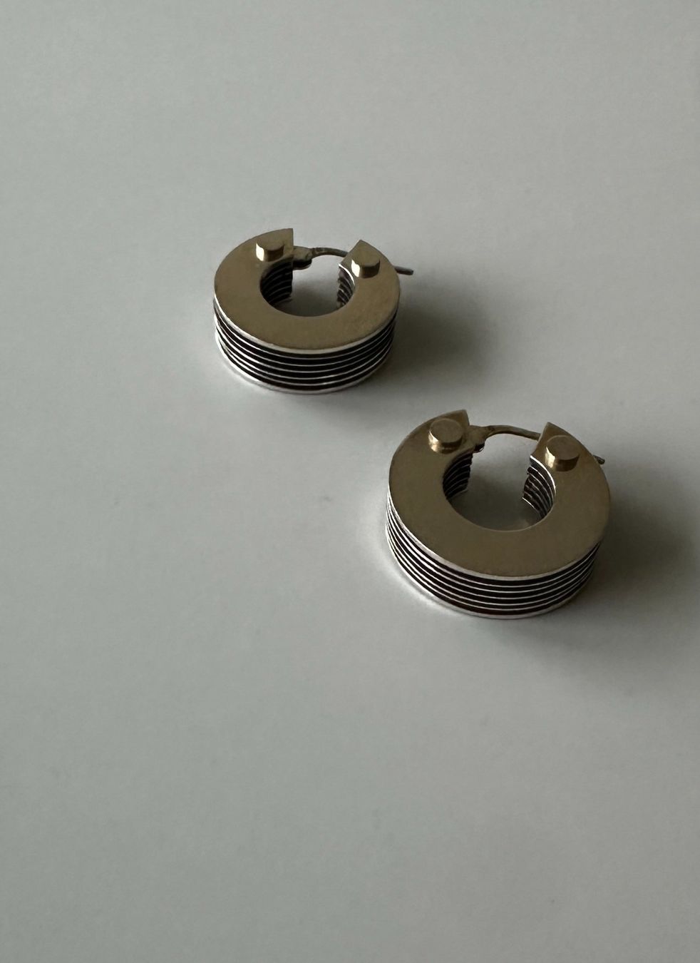 Bottega Veneta Boucles d'oreille: New silver earrings Bottega Veneta – Neuf (Voir description) à Lugano par juledo 1