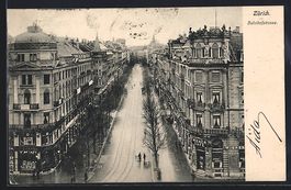 Zürich, Bahnhofstrasse mit Steindls Wie